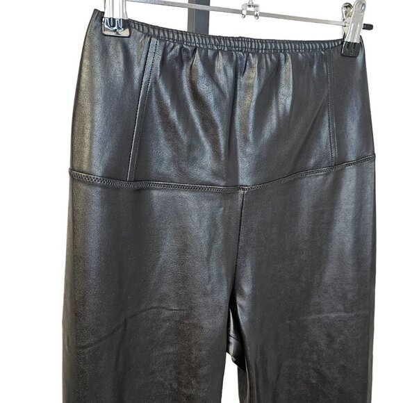 Aritzia Wilfred Free Daria Vegan Leather High Waisted Leggings Pants Size Small - Picture 2 of 7